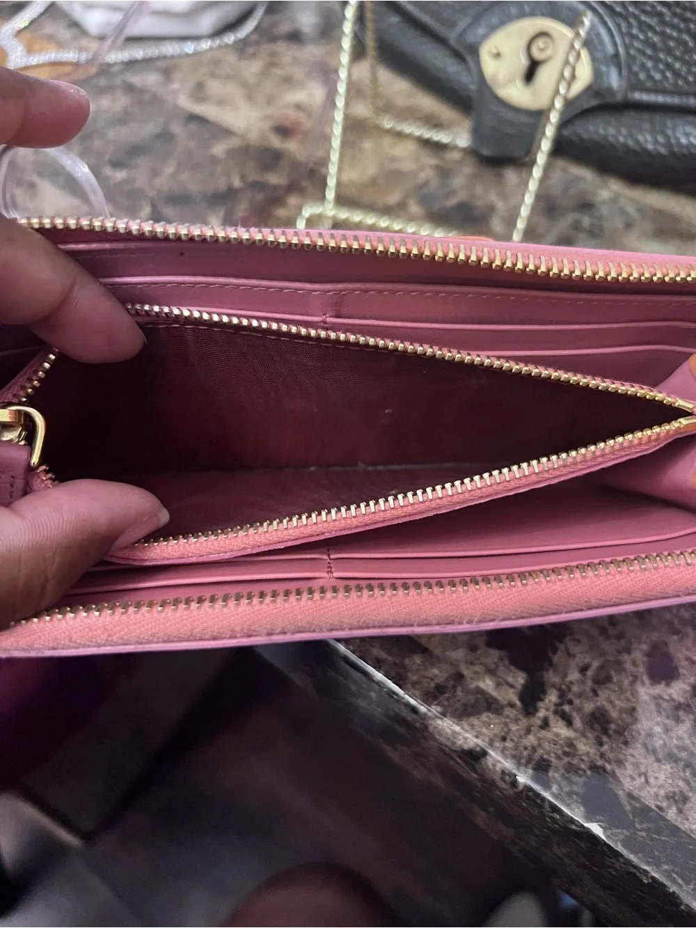 Miu Miu sleek zip